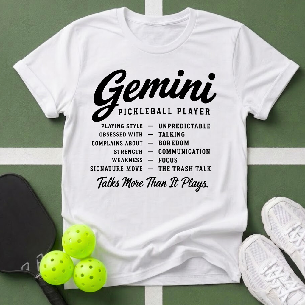 Star Player- Gemini Pickleball T-Shirt