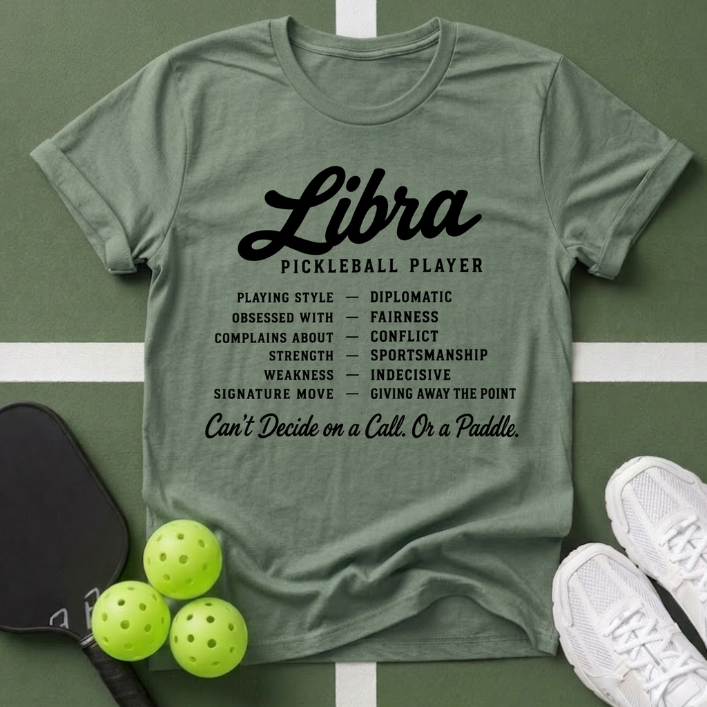 Star Player- Libra Pickleball T-Shirt