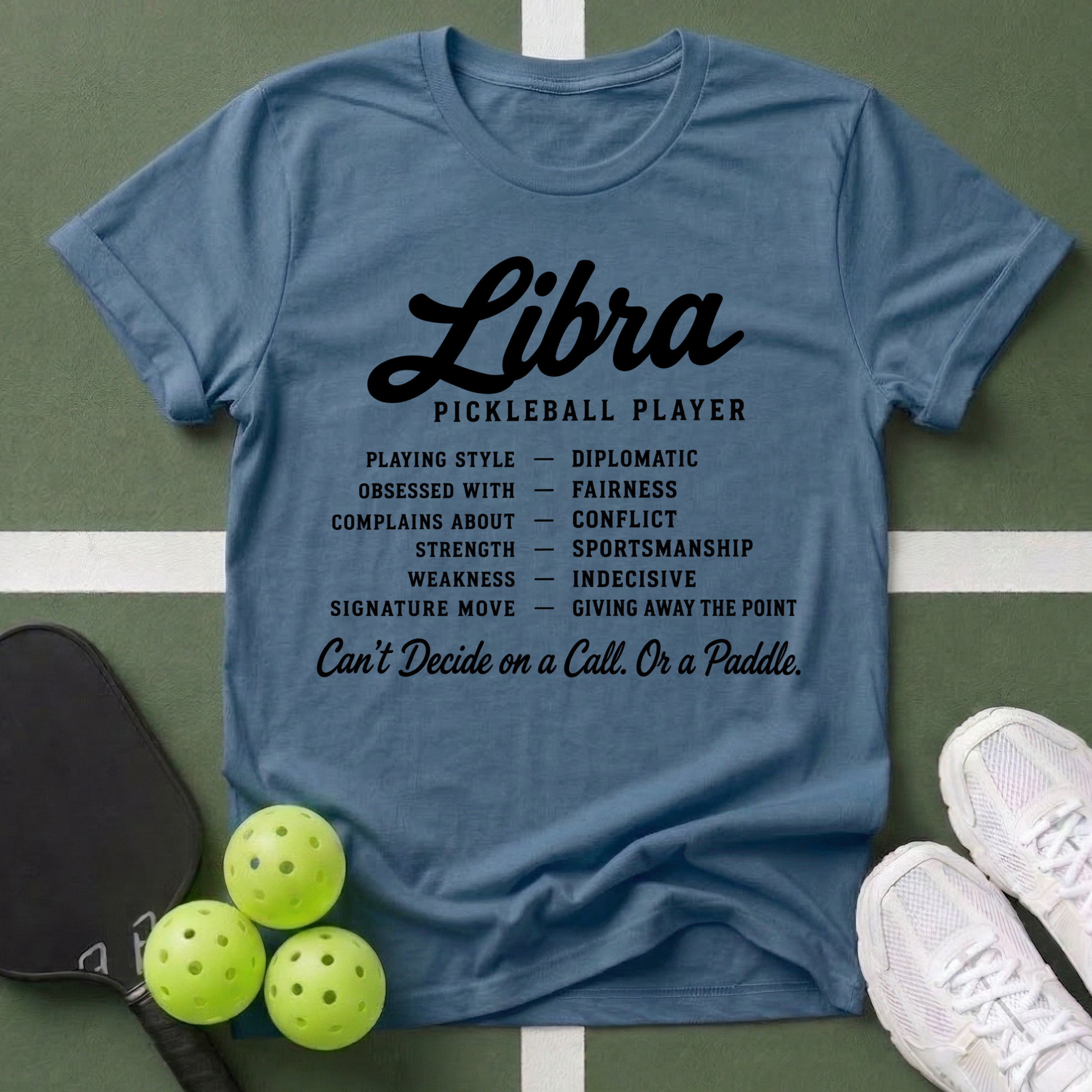 Star Player- Libra Pickleball T-Shirt
