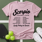 Star Player- Scorpio Pickleball T-Shirt