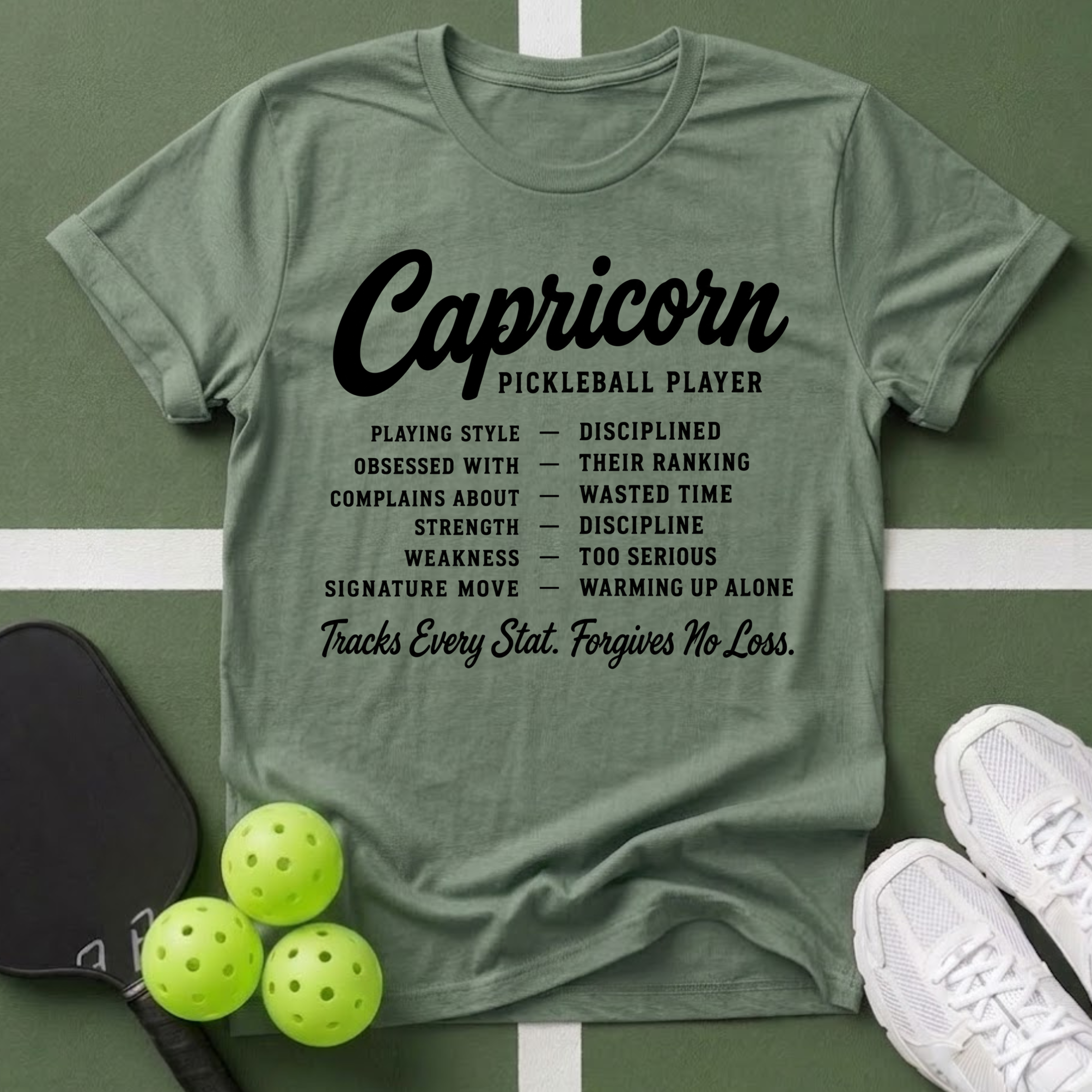 Star Player- Capricorn Pickleball T-Shirt