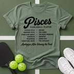 Star Player- Pisces Pickleball T-Shirt