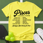 Star Player- Pisces Pickleball T-Shirt