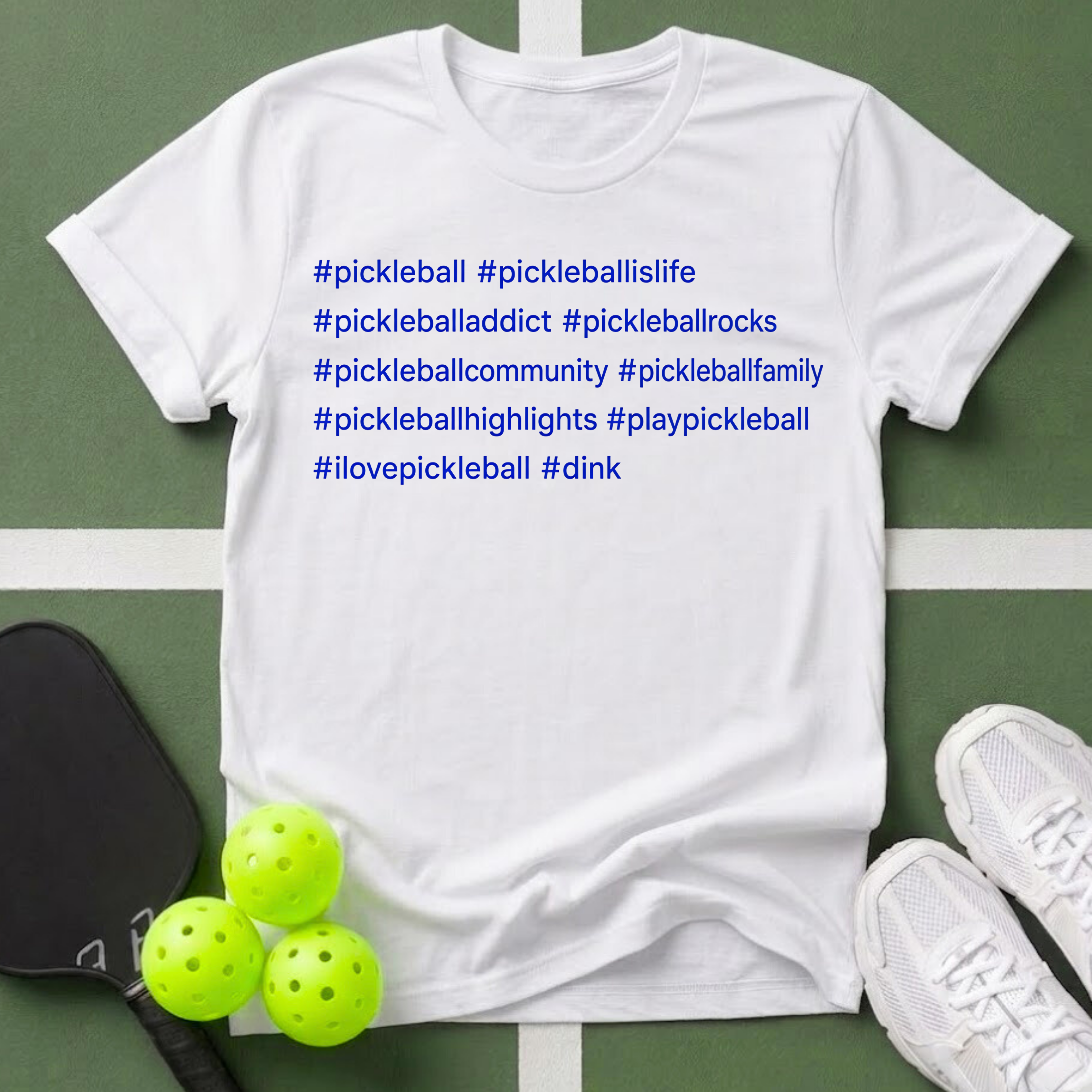 Pickleball #Hashtags T-Shirt