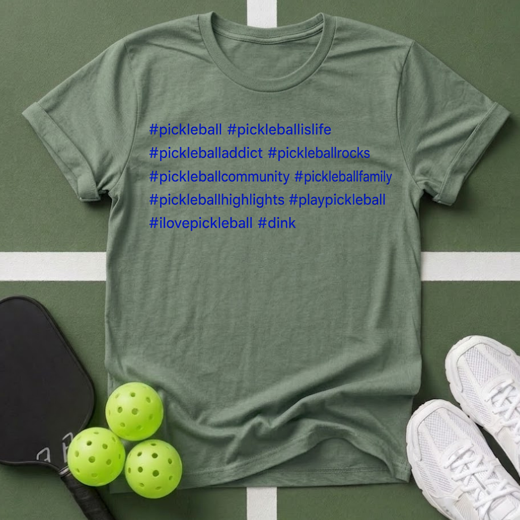 Pickleball #Hashtags T-Shirt