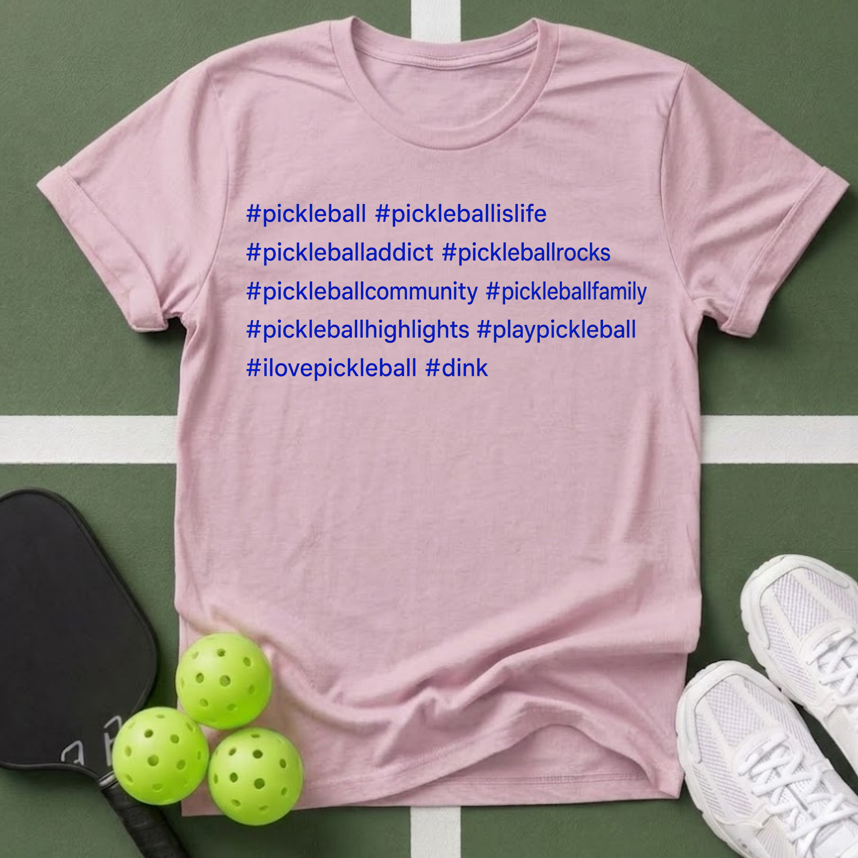 Pickleball #Hashtags T-Shirt