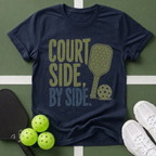 Court Side, By Side T-Shirt