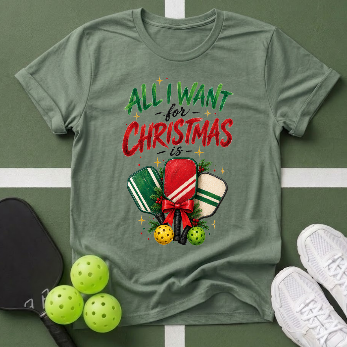 All I Want for Christmas Is Paddles T-Shirt