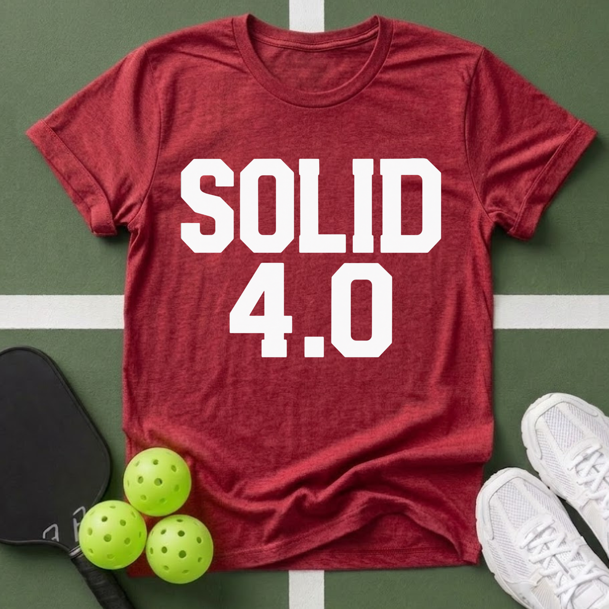 DUPR - Solid 4.0 T‑Shirt