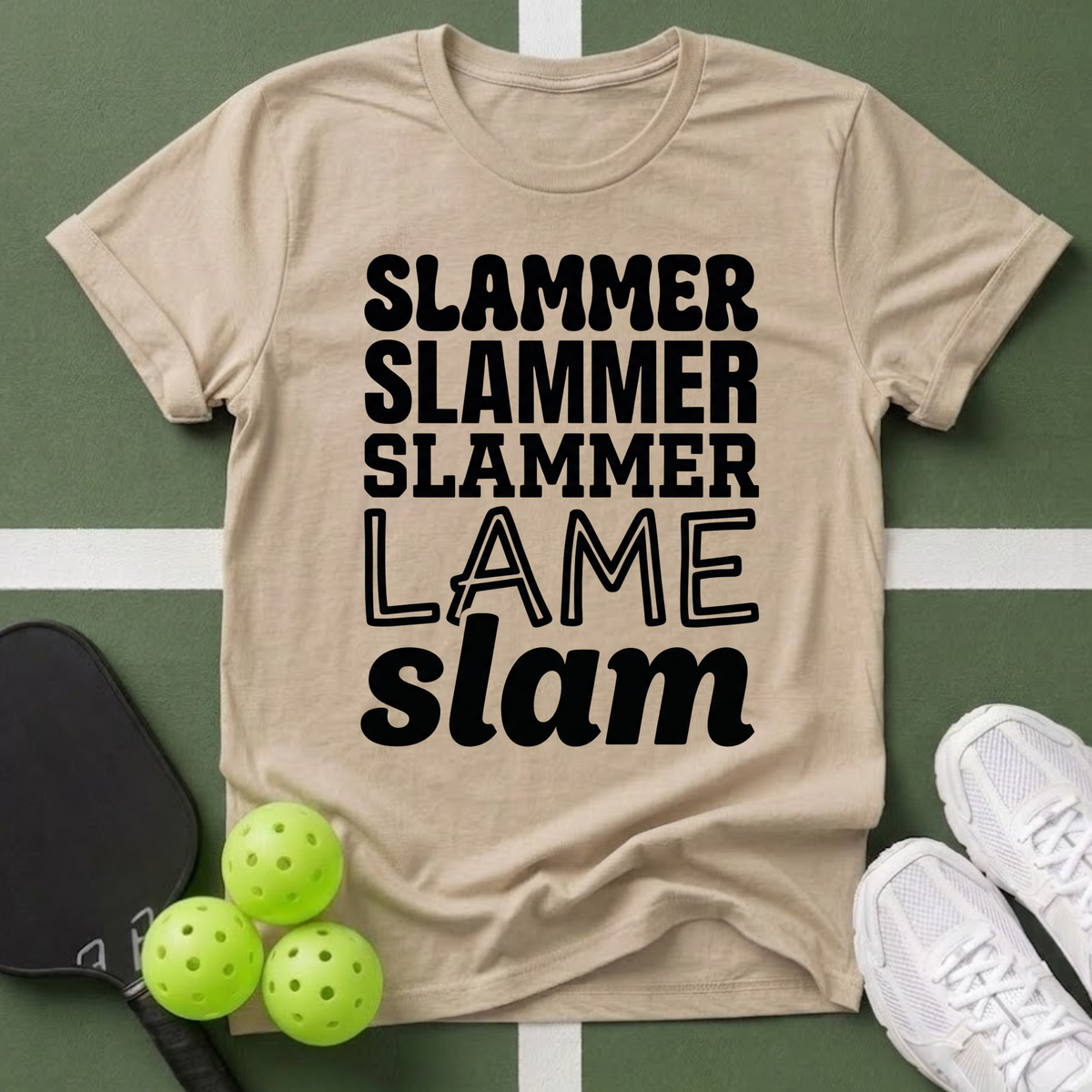 Stacked Slammer Slammer T-Shirt