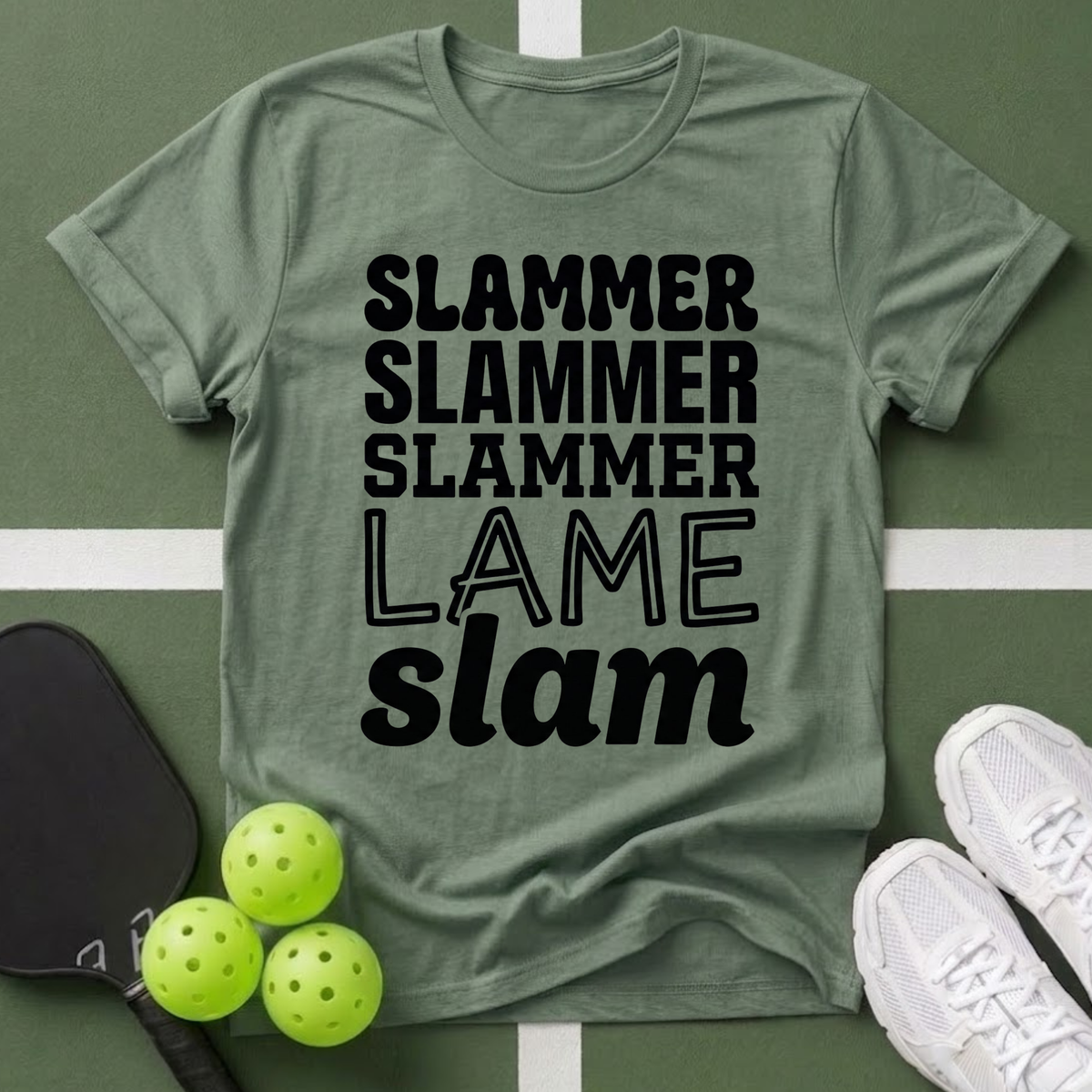 Stacked Slammer Slammer T-Shirt