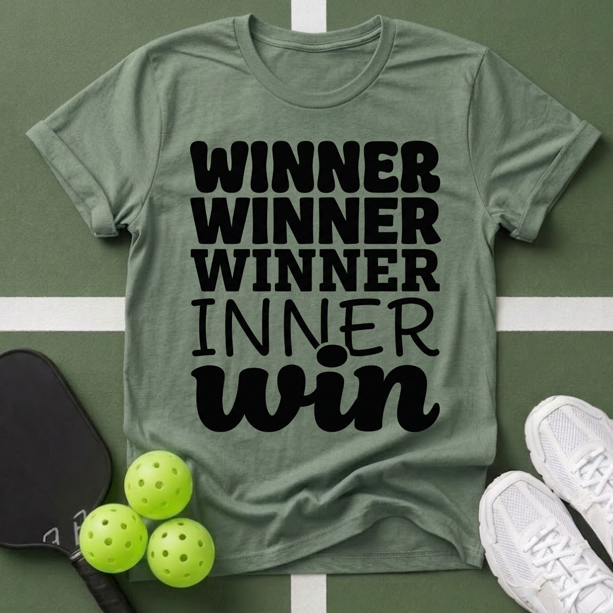 Stacked Winner Winner T-Shirt