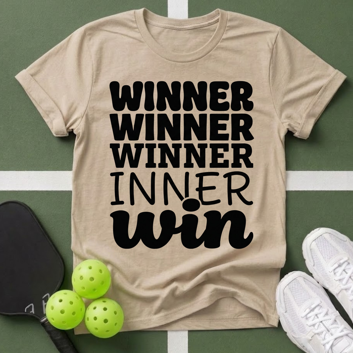 Stacked Winner Winner T-Shirt