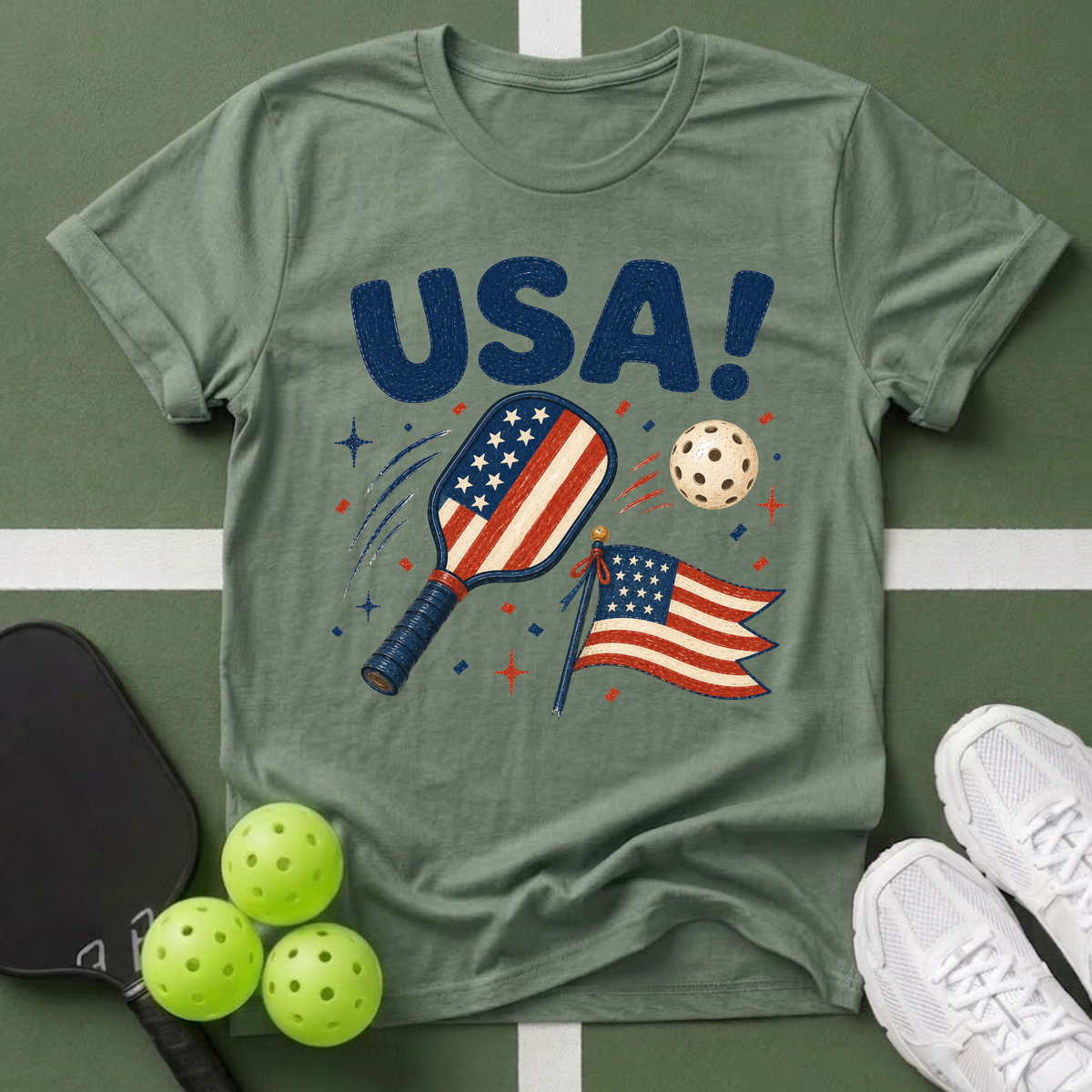 Passport to Pickleball USA! T-Shirt