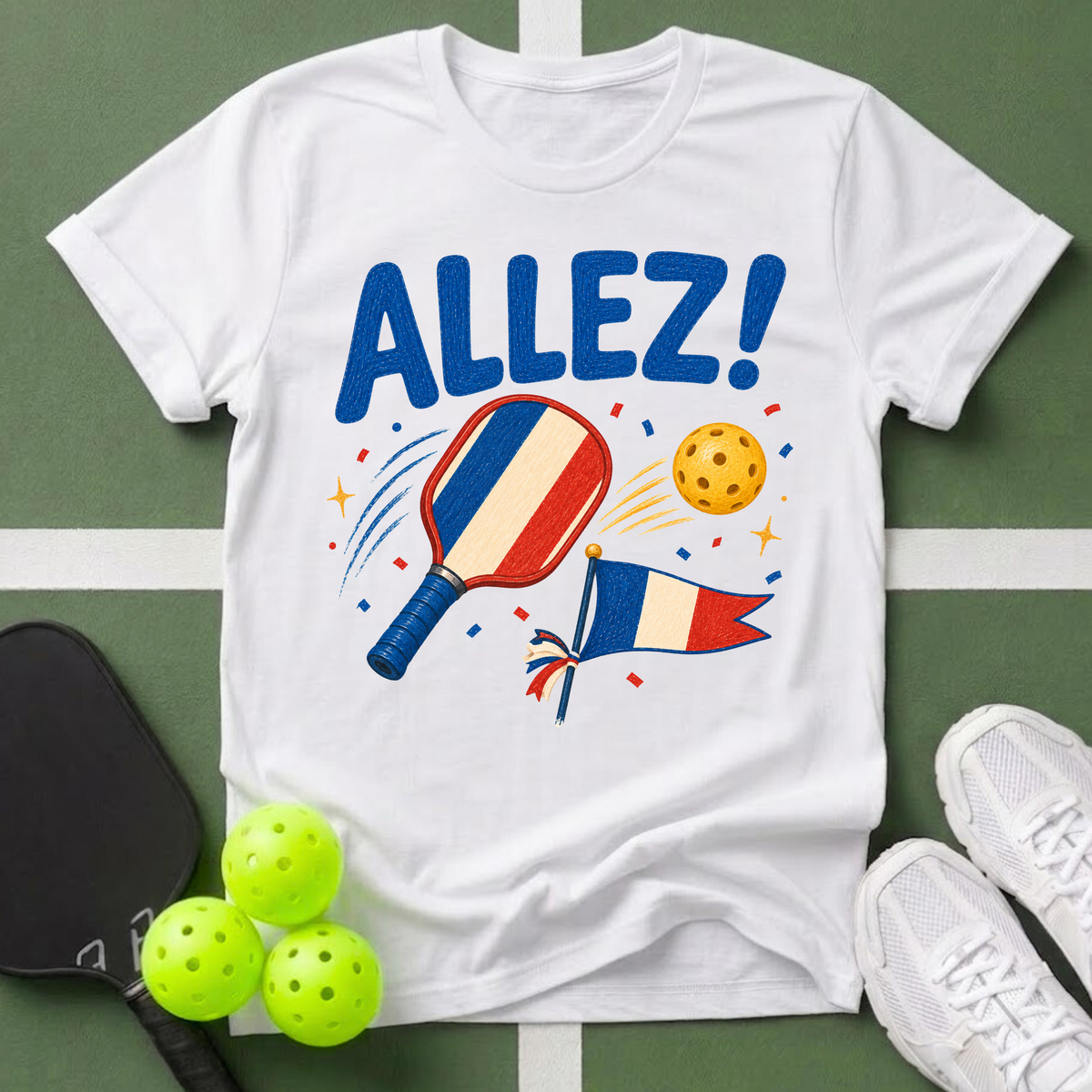 Passport to Pickleball Allez! T-Shirt