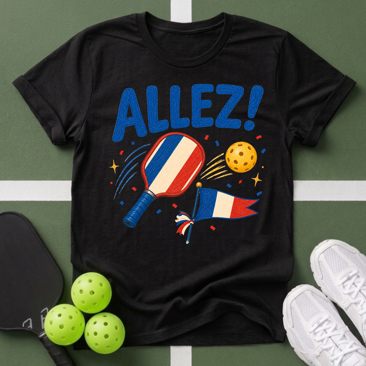 Passport to Pickleball Allez! T-Shirt