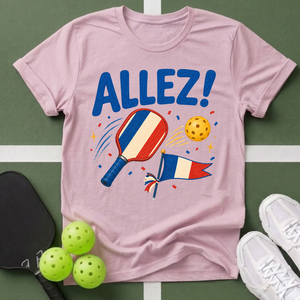 Passport to Pickleball Allez! T-Shirt