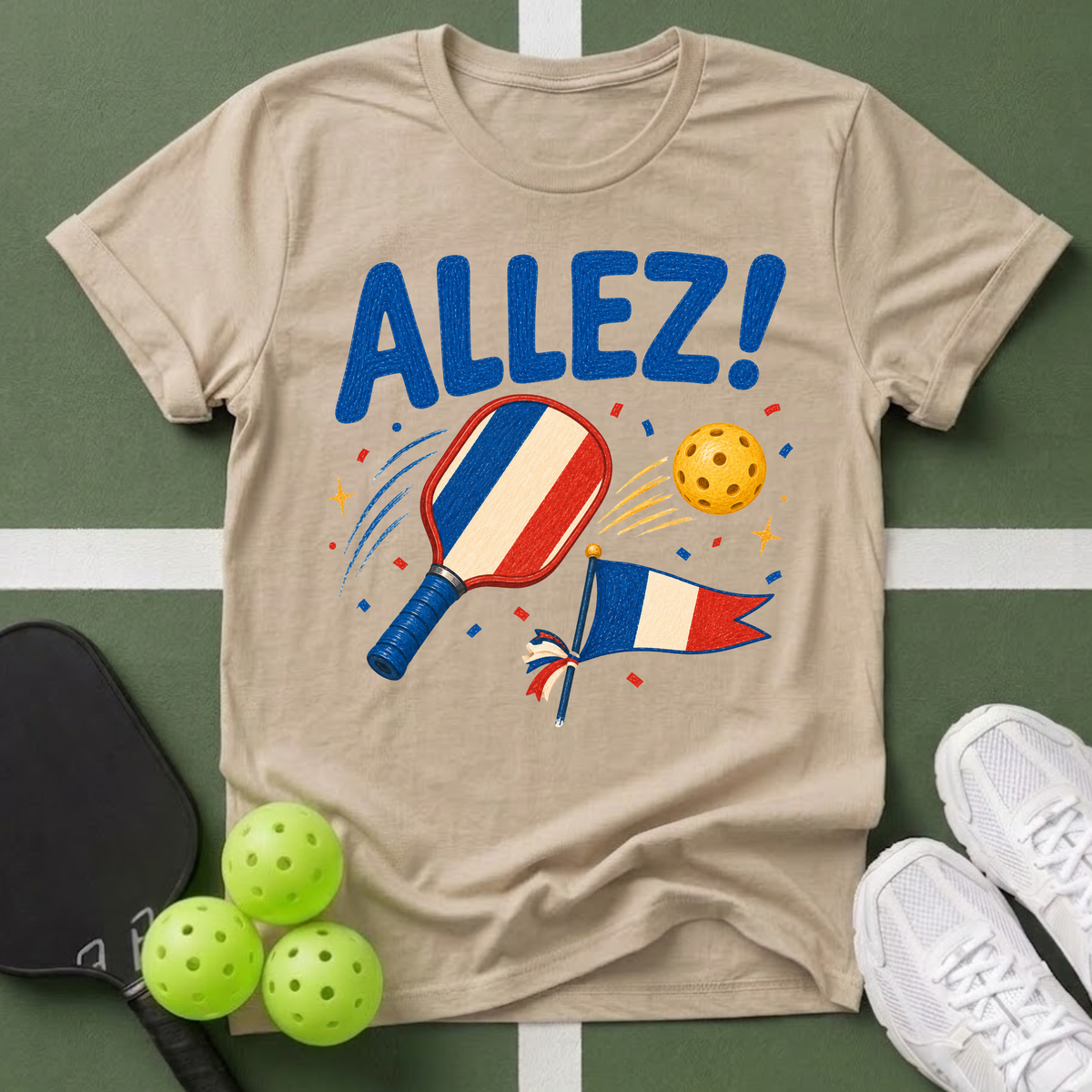 Passport to Pickleball Allez! T-Shirt