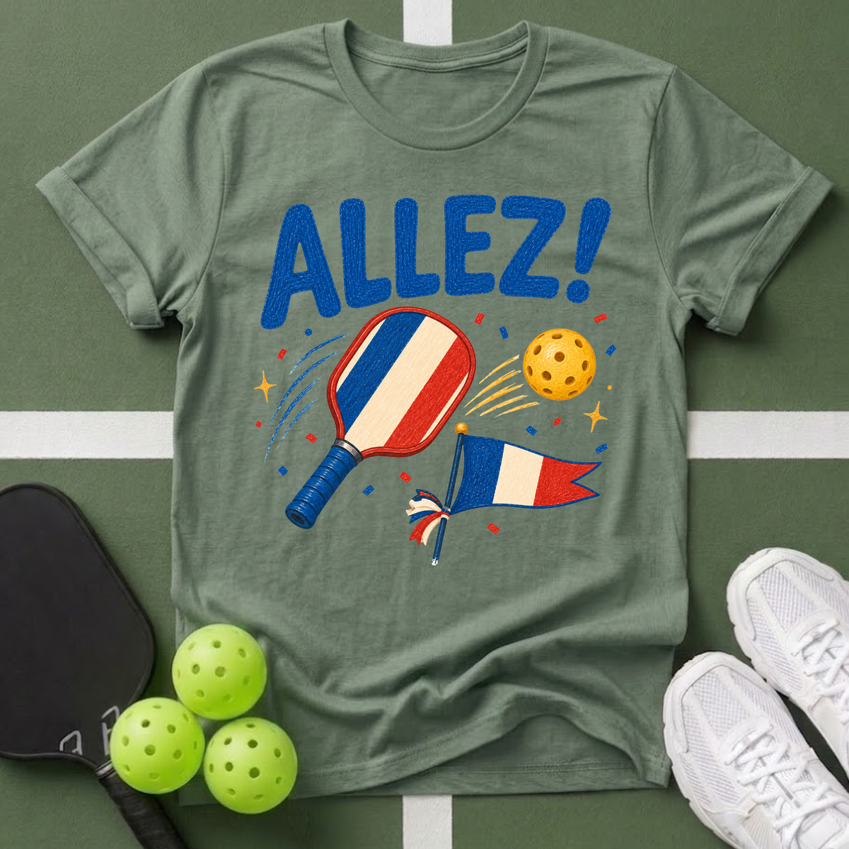 Passport to Pickleball Allez! T-Shirt