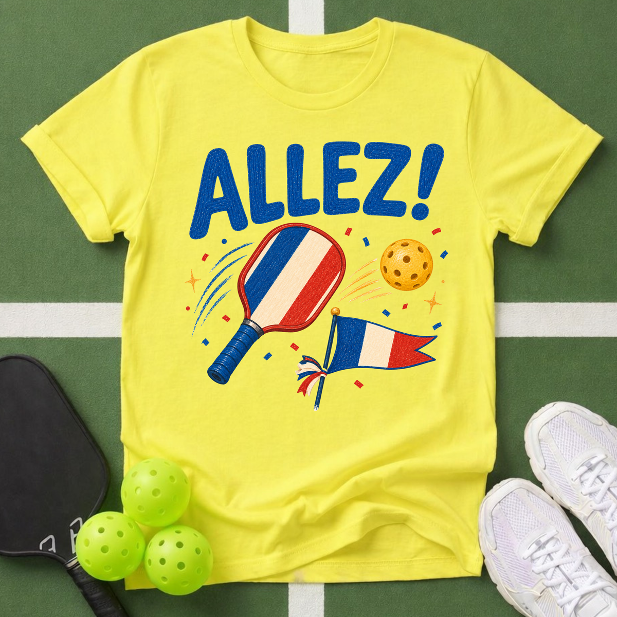 Passport to Pickleball Allez! T-Shirt