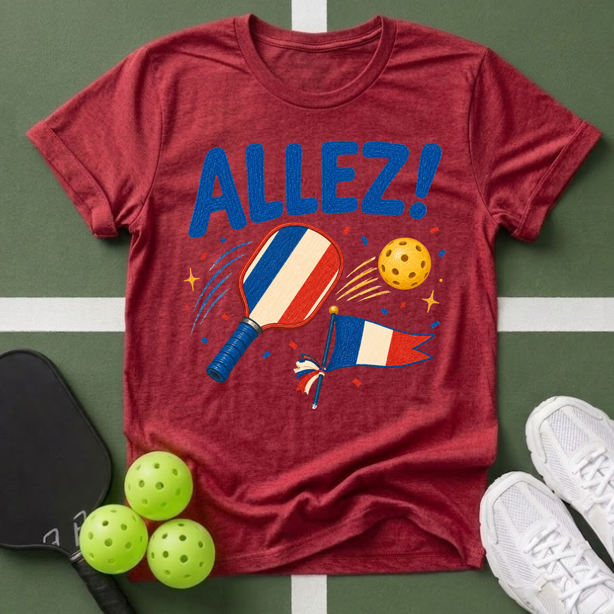 Passport to Pickleball Allez! T-Shirt
