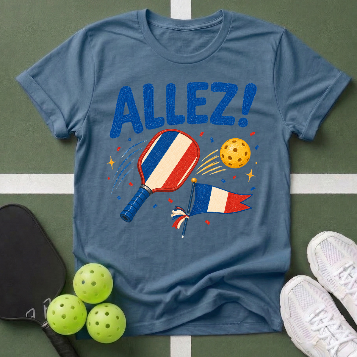 Passport to Pickleball Allez! T-Shirt