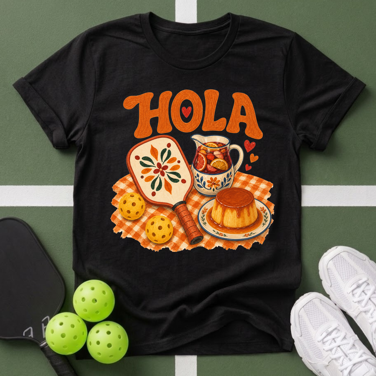 Passport to Pickleball Hola T‑Shirt
