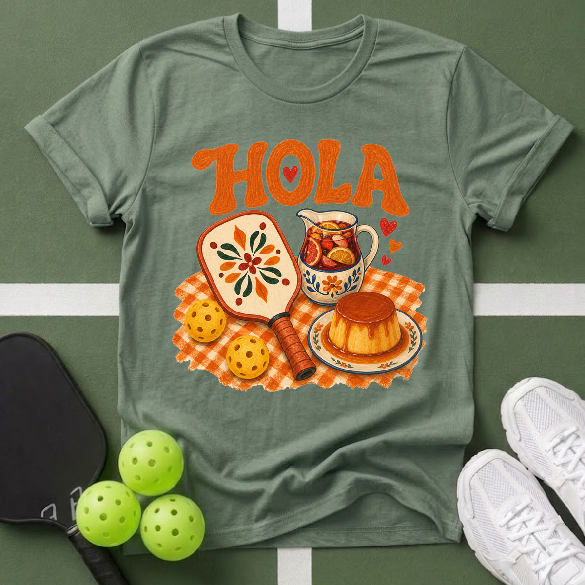 Passport to Pickleball Hola T‑Shirt