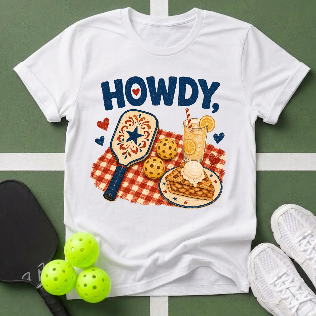 Passport to Pickleball Howdy T-Shirt