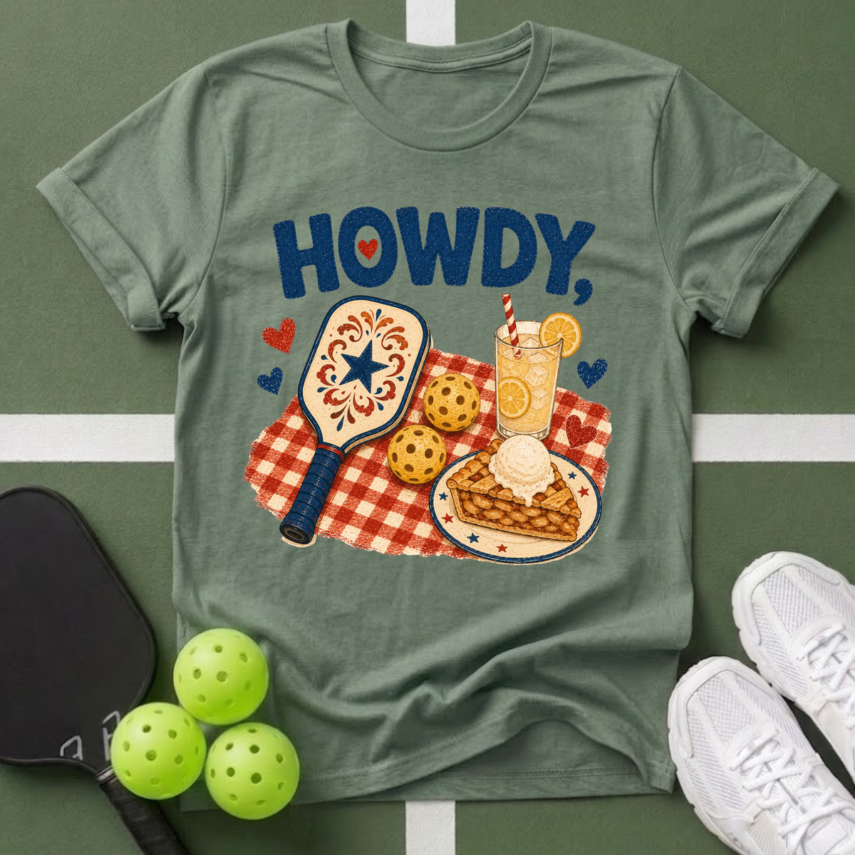 Passport to Pickleball Howdy T-Shirt