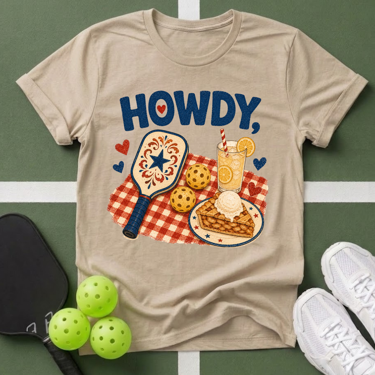 Passport to Pickleball Howdy T-Shirt