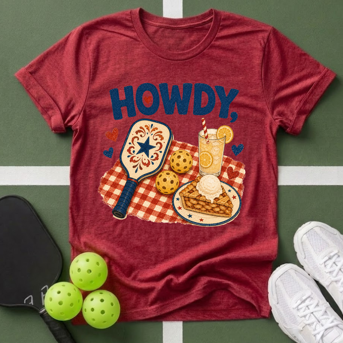 Passport to Pickleball Howdy T-Shirt