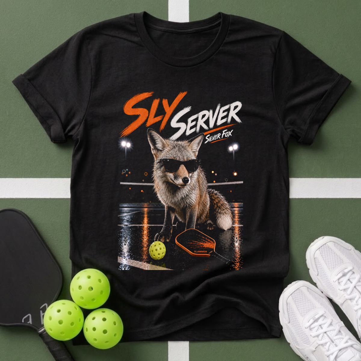 Night Court- Sly Server Fox T-Shirt