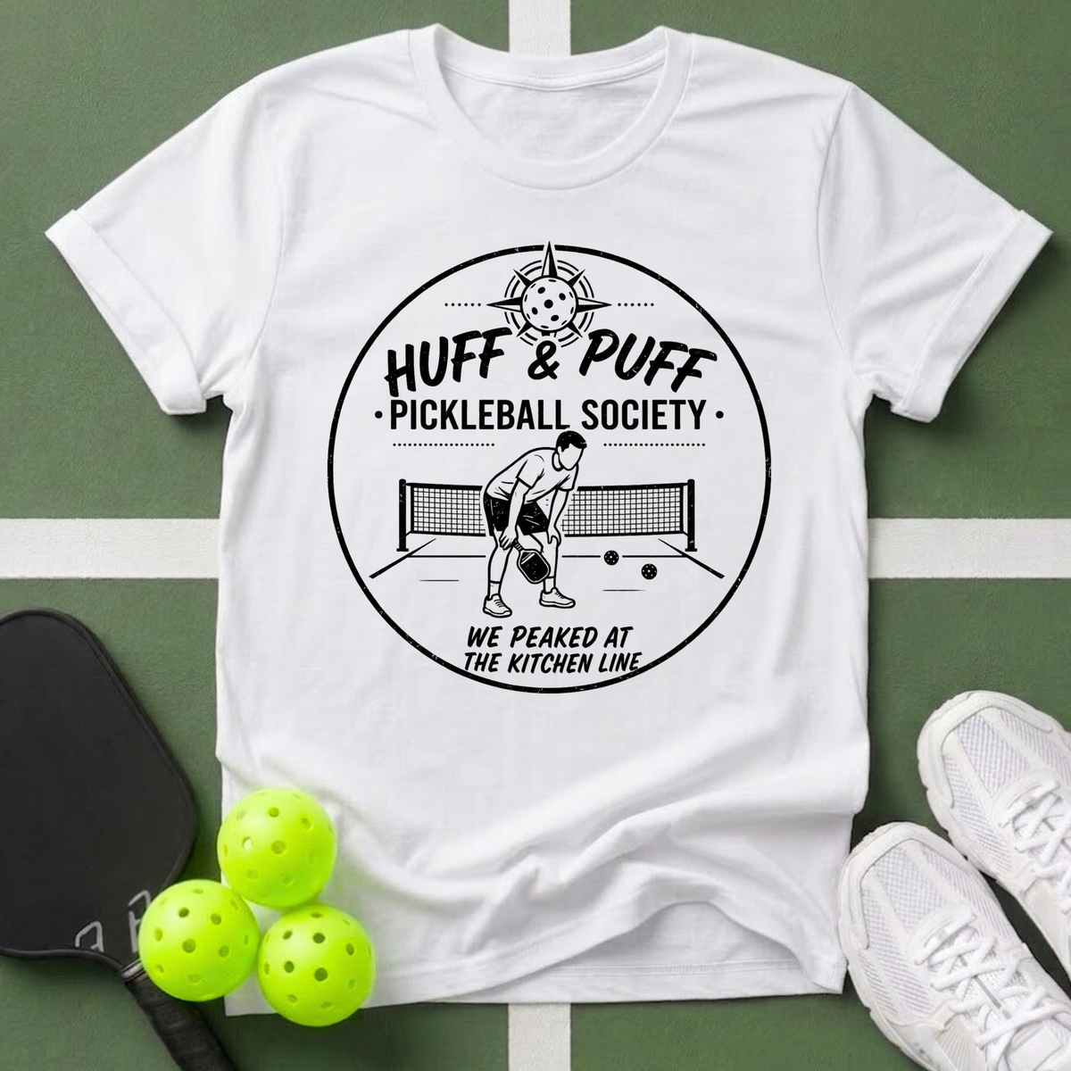 Huff & Puff Pickleball Society T-Shirt