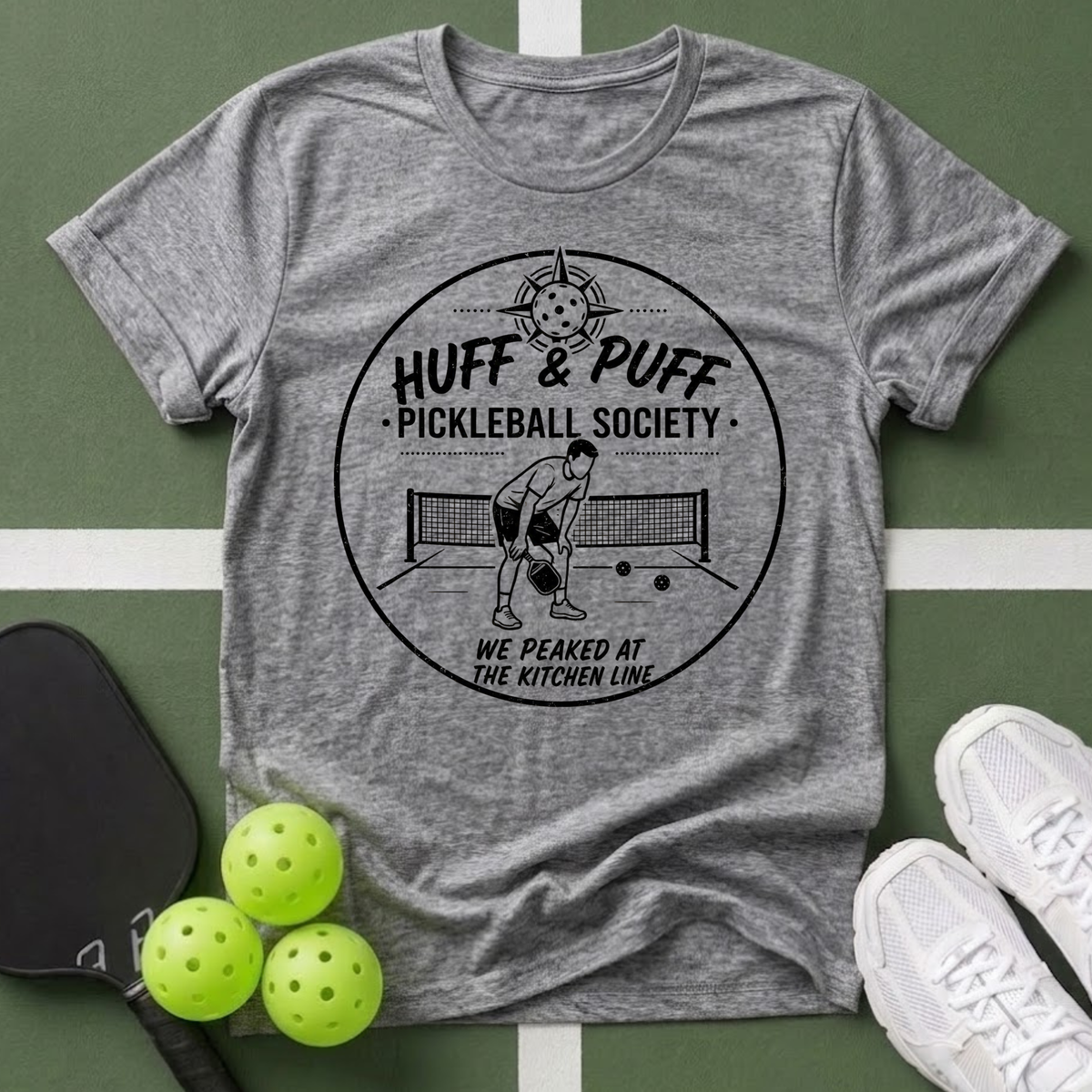 Huff & Puff Pickleball Society T-Shirt