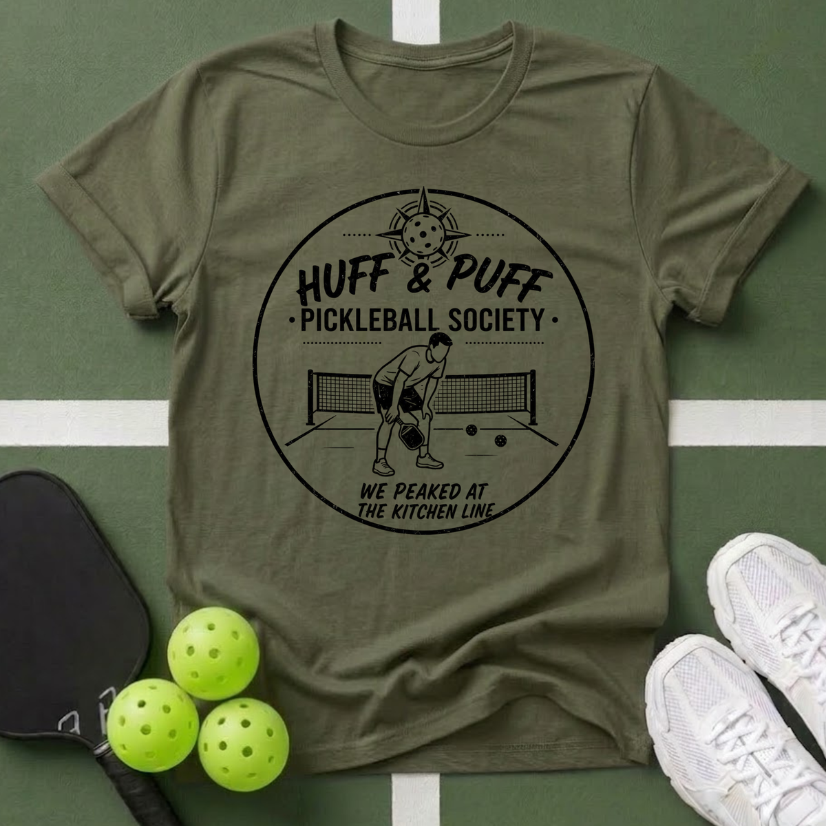 Huff & Puff Pickleball Society T-Shirt