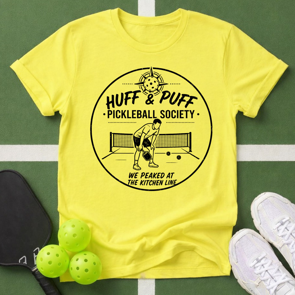 Huff & Puff Pickleball Society T-Shirt