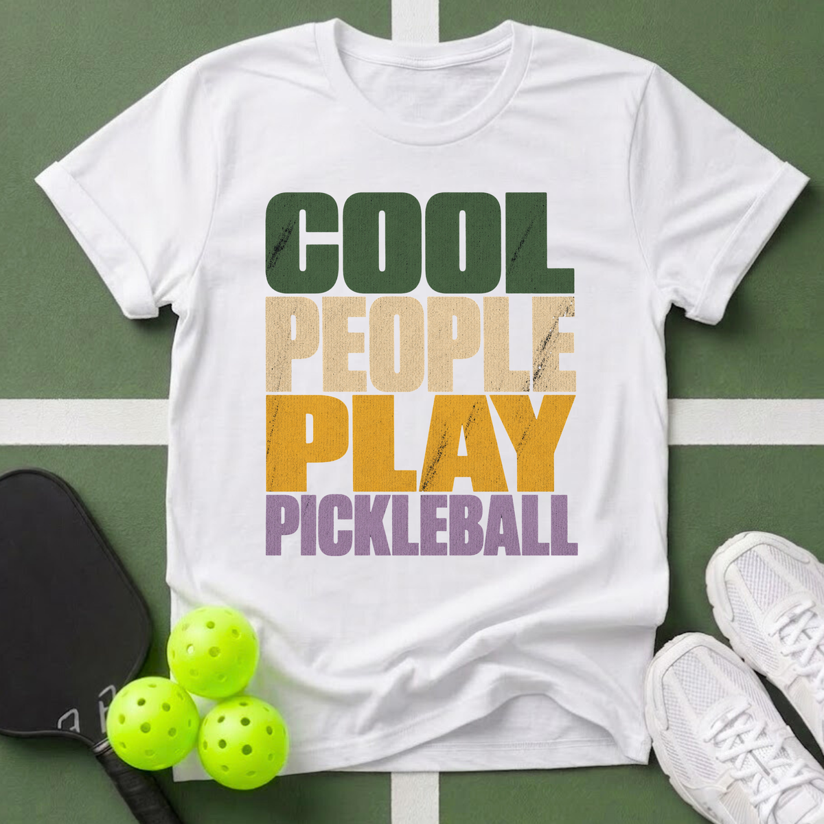 Cool People Play Pickleball T-Shirt