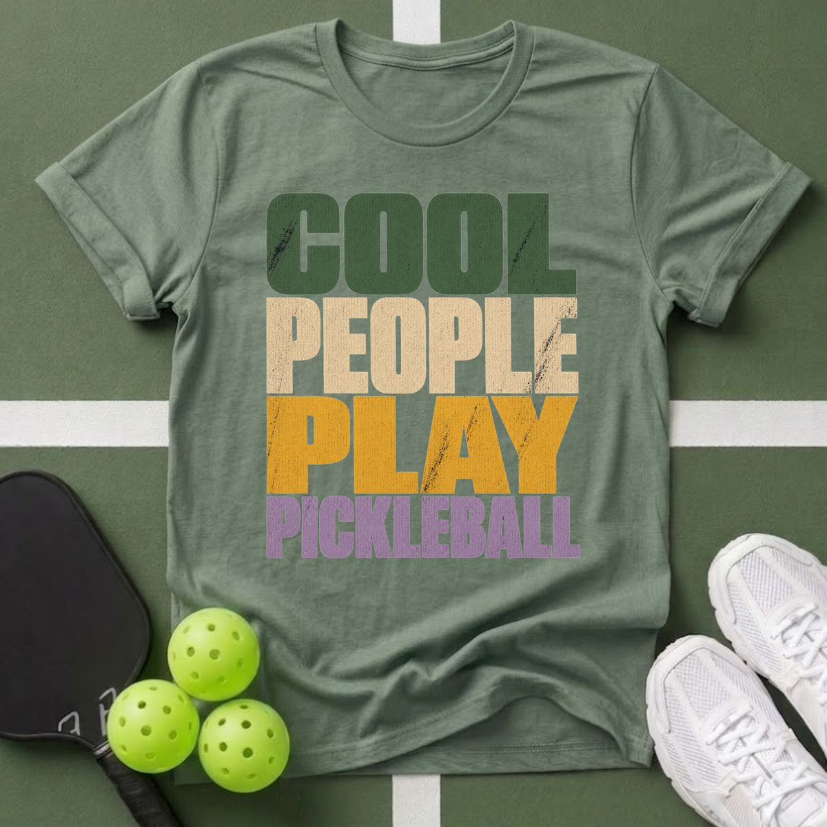 Cool People Play Pickleball T-Shirt