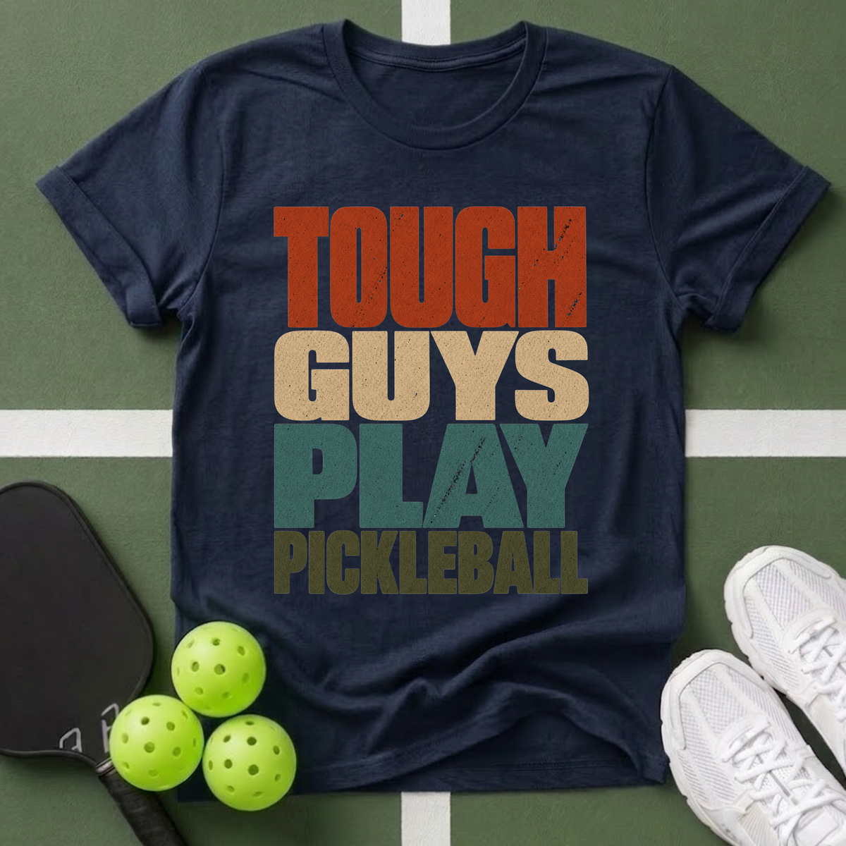 Tough Guys Play Pickleball T-Shirt