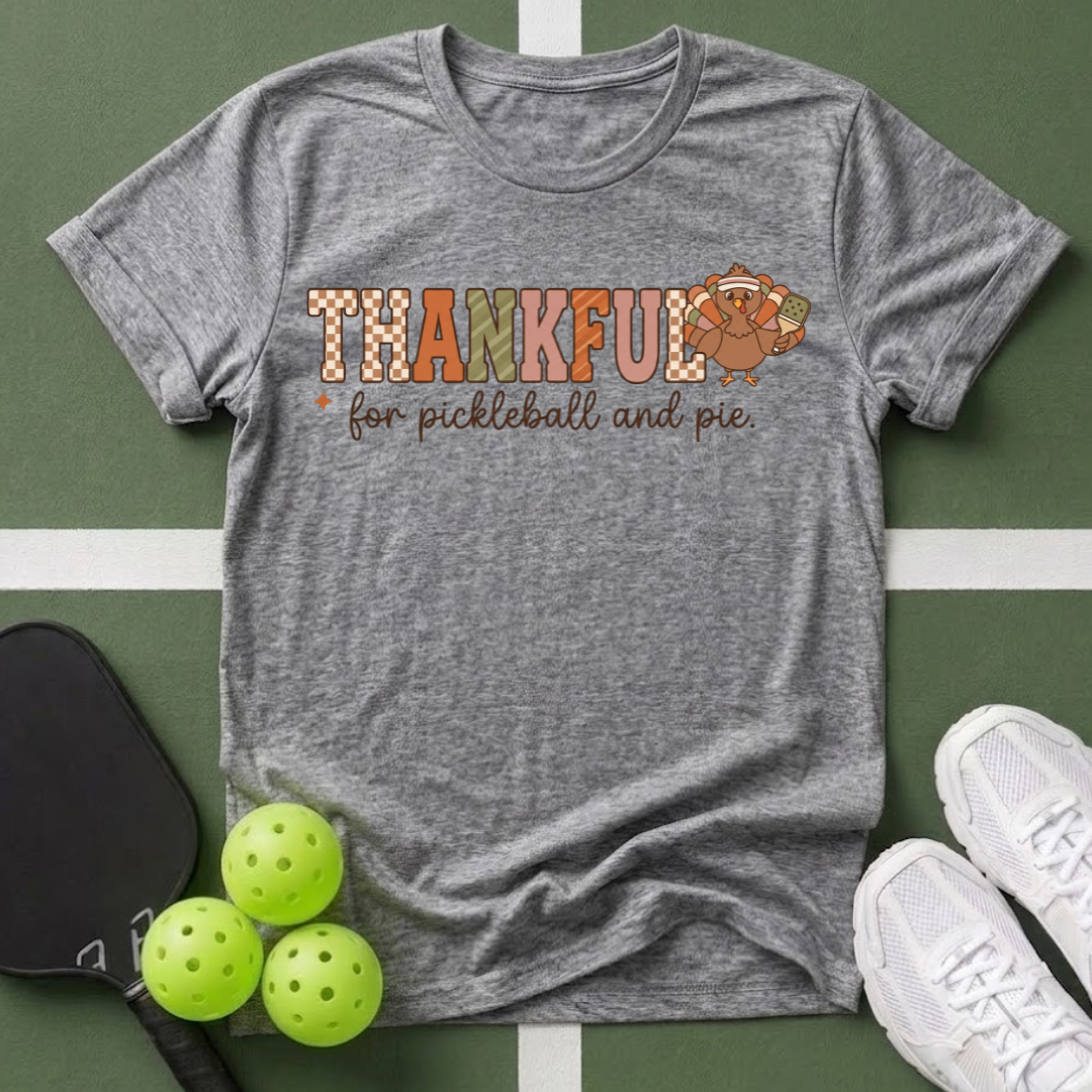 Thankful Pickleball & Pie T-Shirt
