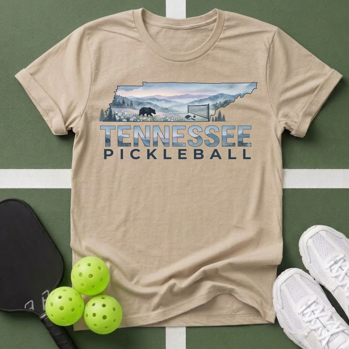 State-Tennessee Pickleball T-Shirt