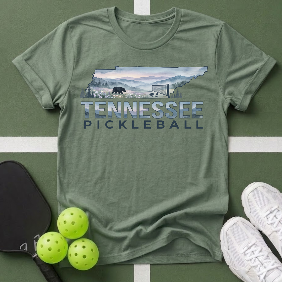 State-Tennessee Pickleball T-Shirt