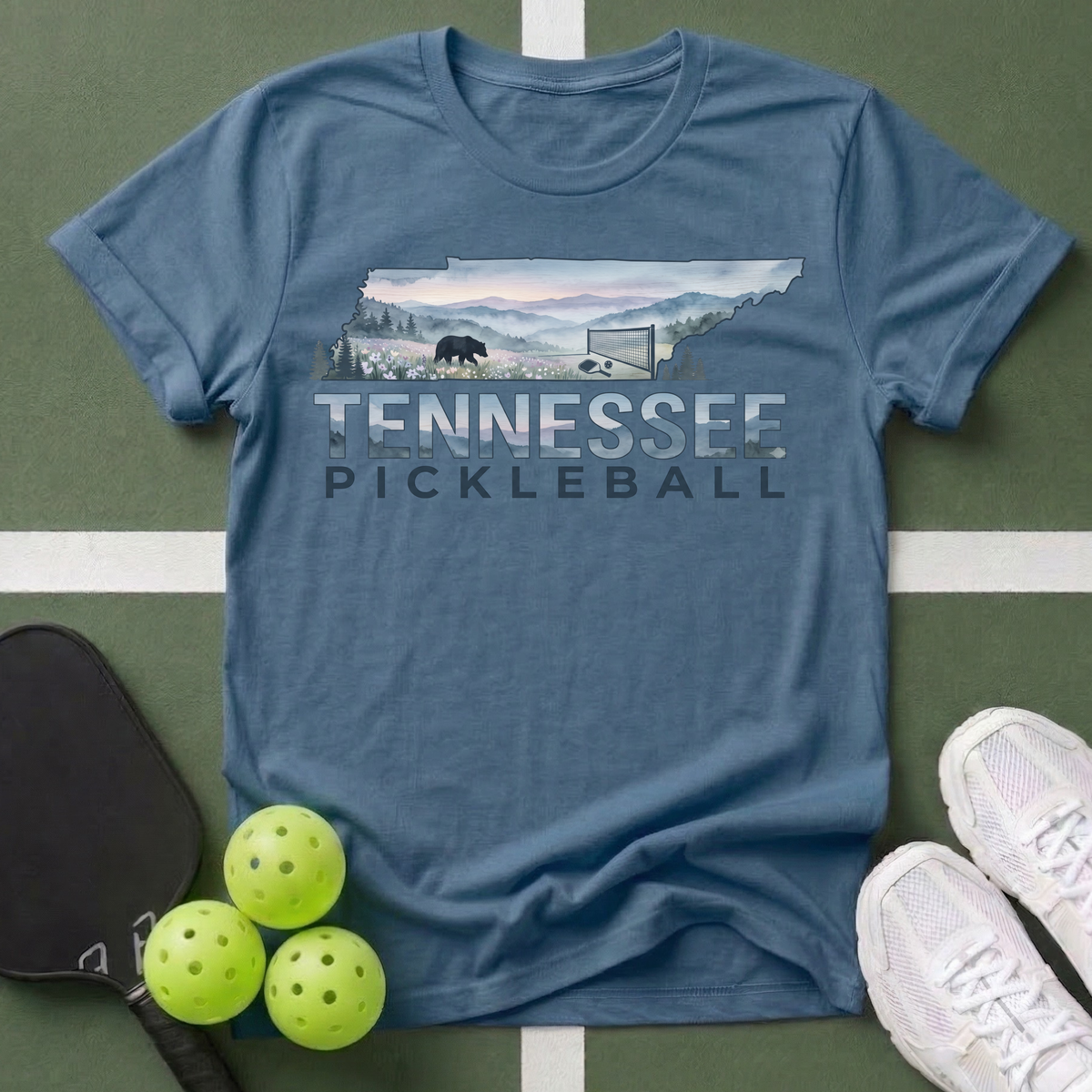 State-Tennessee Pickleball T-Shirt