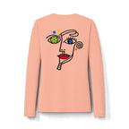 Performance Women's Long Sleeve "Abstract" Front/Back