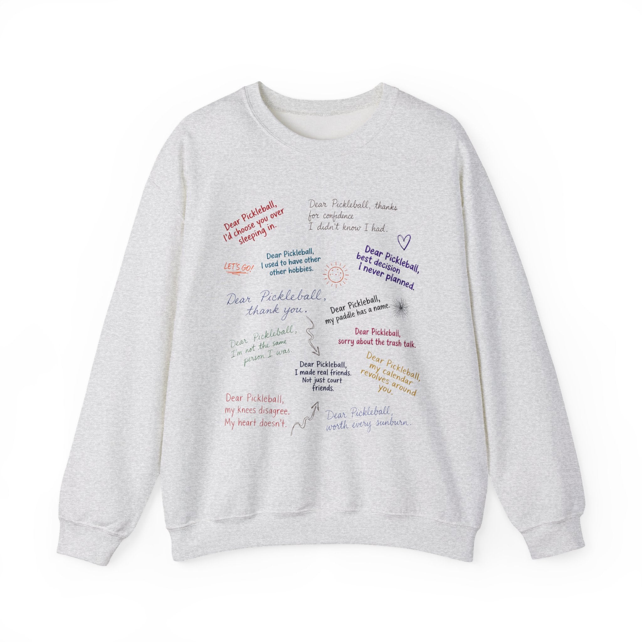 Crewneck Front/Back Love Notes Sweatshirt