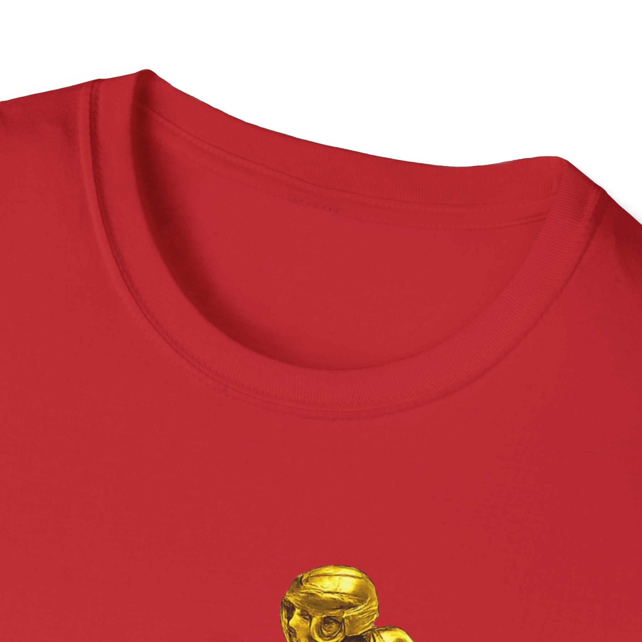 Gold Hockey Player T-Shirt