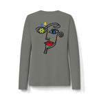Performance Women's Long Sleeve "Abstract" Front/Back