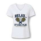 Relax Rec Play WOMANS FIT V-Neck T-Shirt
