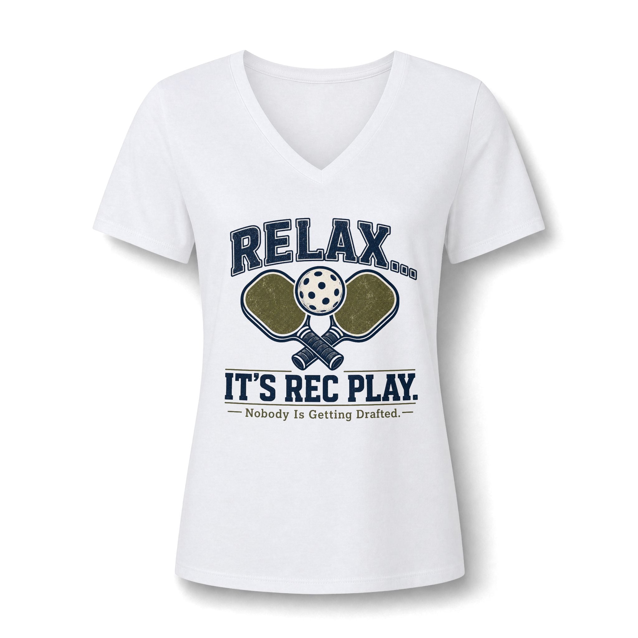 Relax Rec Play WOMANS FIT V-Neck T-Shirt